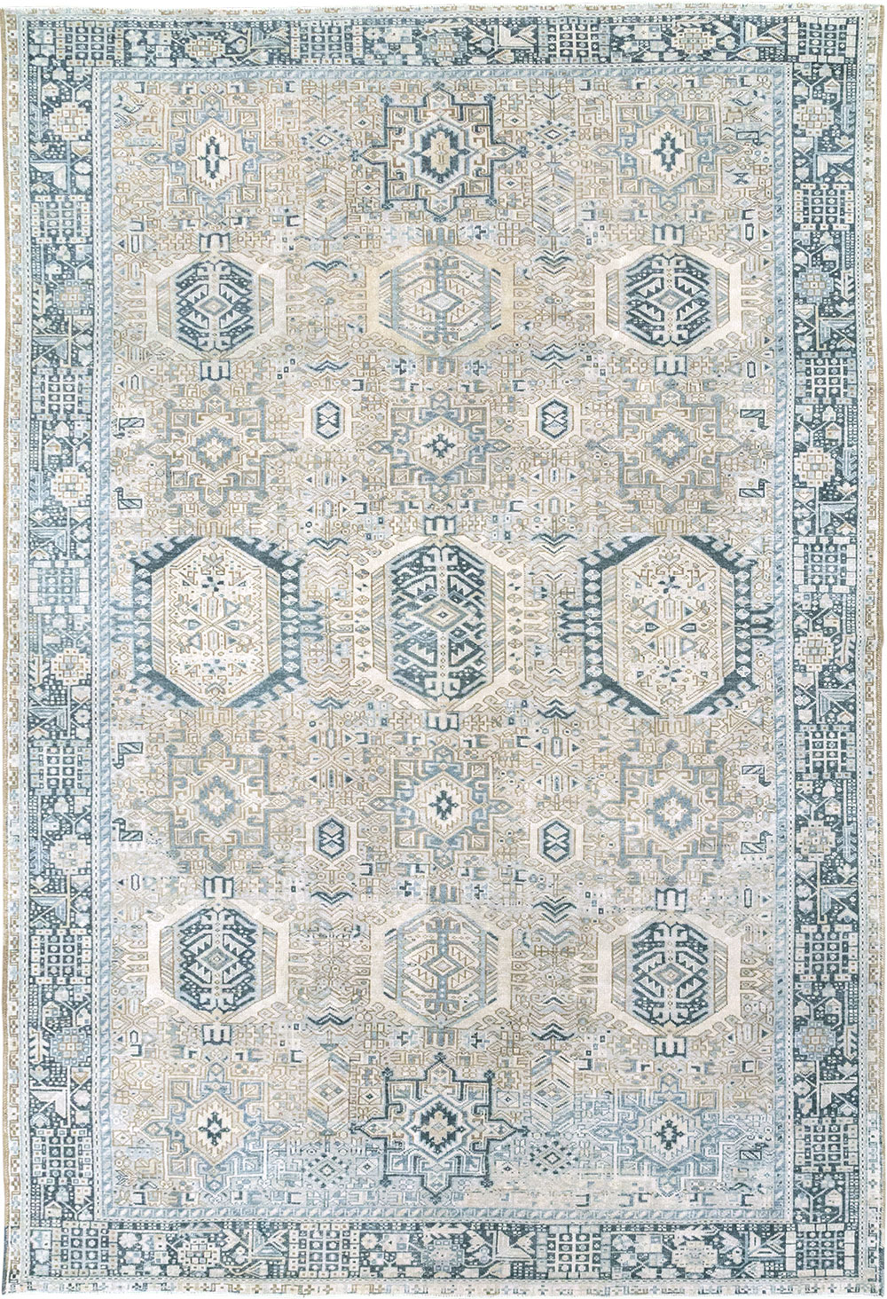 Vintage Persian Karajeh Accent Carpet, No.33194 - Galerie Shabab