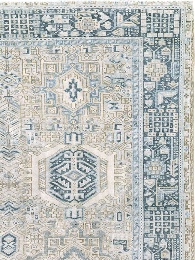 Vintage Persian Karajeh Accent Carpet, No.33194 - Galerie Shabab