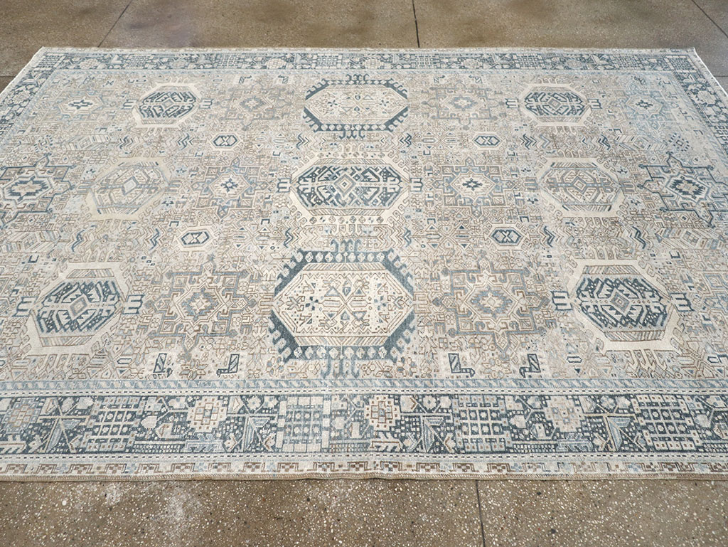 Vintage Persian Karajeh Accent Carpet, No.33194 - Galerie Shabab