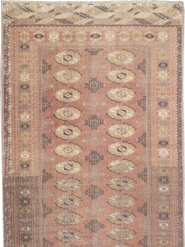 Vintage Central Asian Bokhara Long Runner, No.33199 - Galerie Shabab
