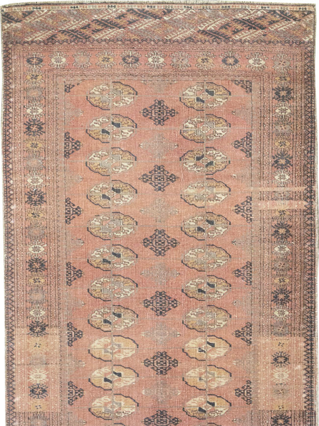 Vintage Central Asian Bokhara Long Runner, No.33199 - Galerie Shabab