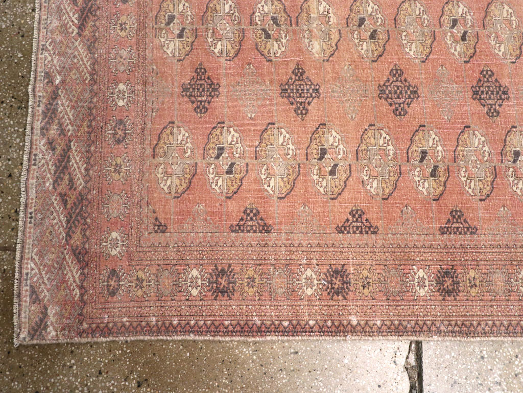 Vintage Central Asian Bokhara Long Runner, No.33199 - Galerie Shabab
