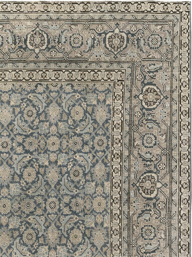 Antique Persian Tabriz Accent Carpet, No.33200 - Galerie Shabab