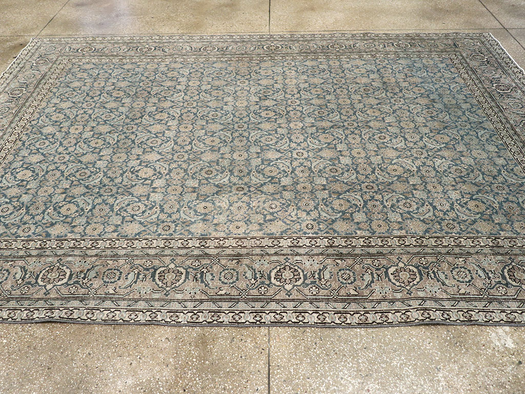Antique Persian Tabriz Accent Carpet, No.33200 - Galerie Shabab