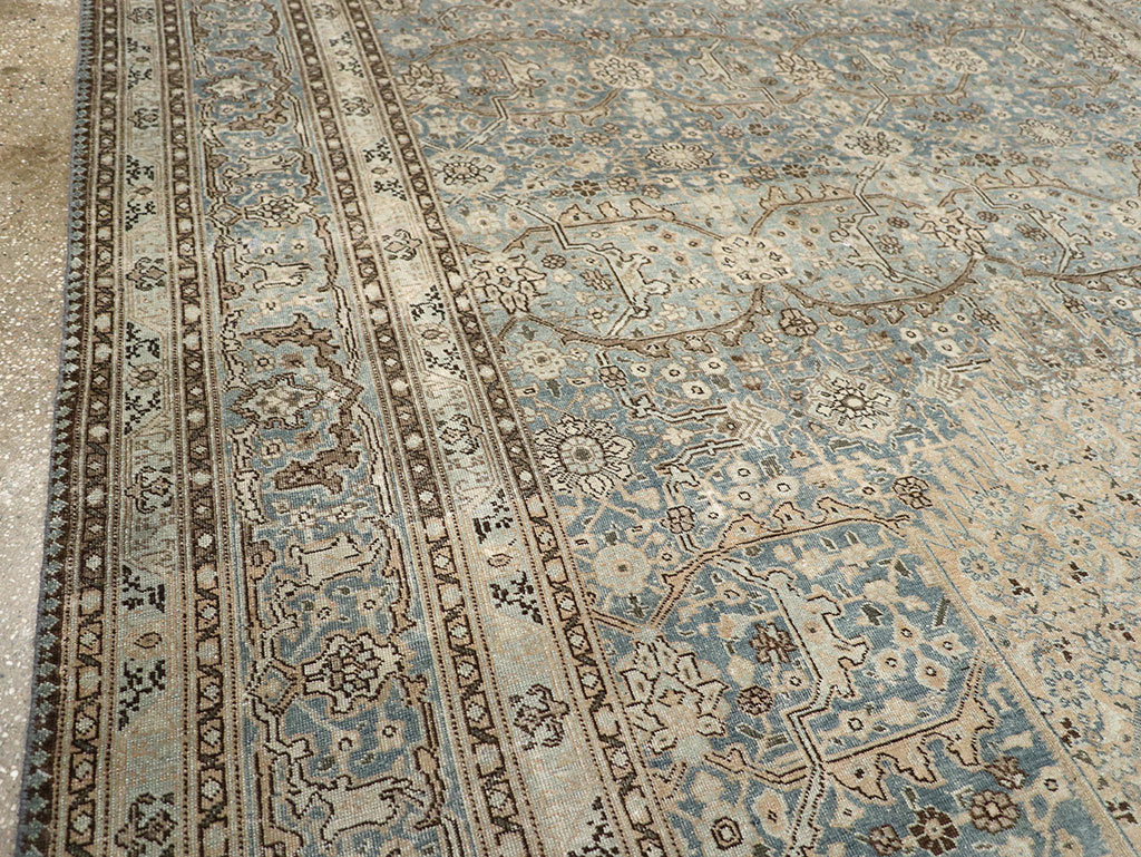 Antique Persian Tabriz Gallery Carpet, No.33201 - Galerie Shabab