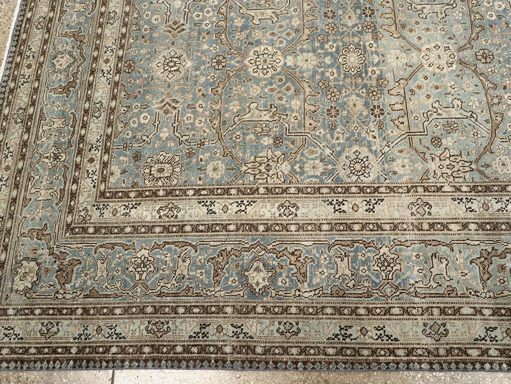 Antique Persian Tabriz Gallery Carpet, No.33201 - Galerie Shabab