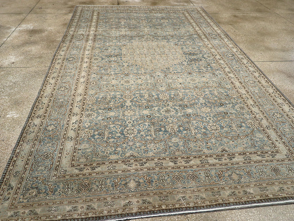 Antique Persian Tabriz Gallery Carpet, No.33201 - Galerie Shabab