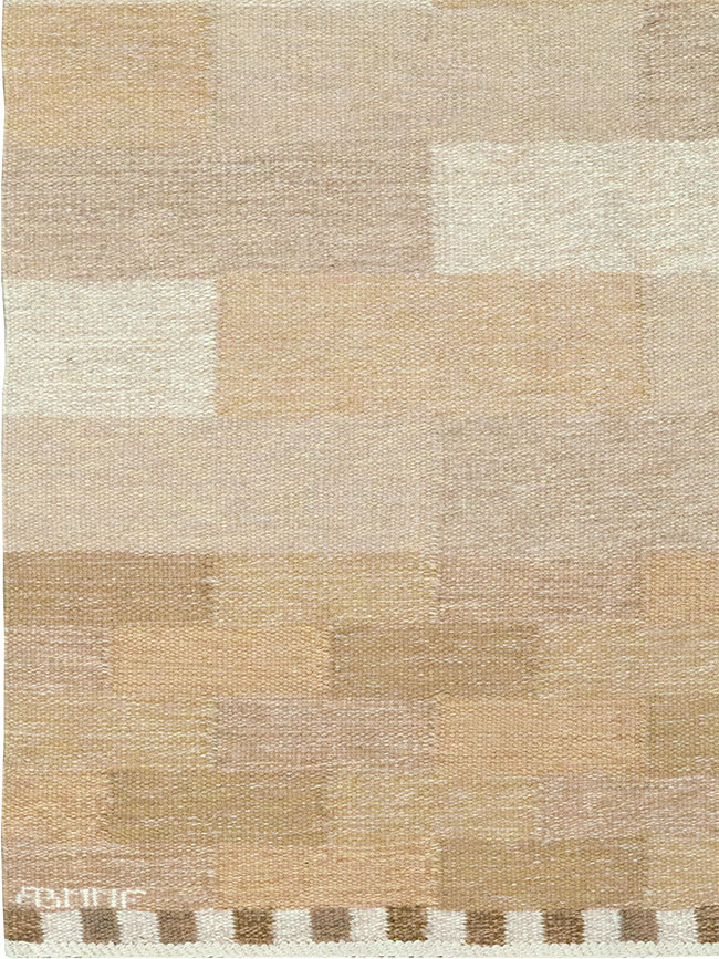 Vintage Swedish Flatweave Kilim Rug, No.33209 - Galerie Shabab