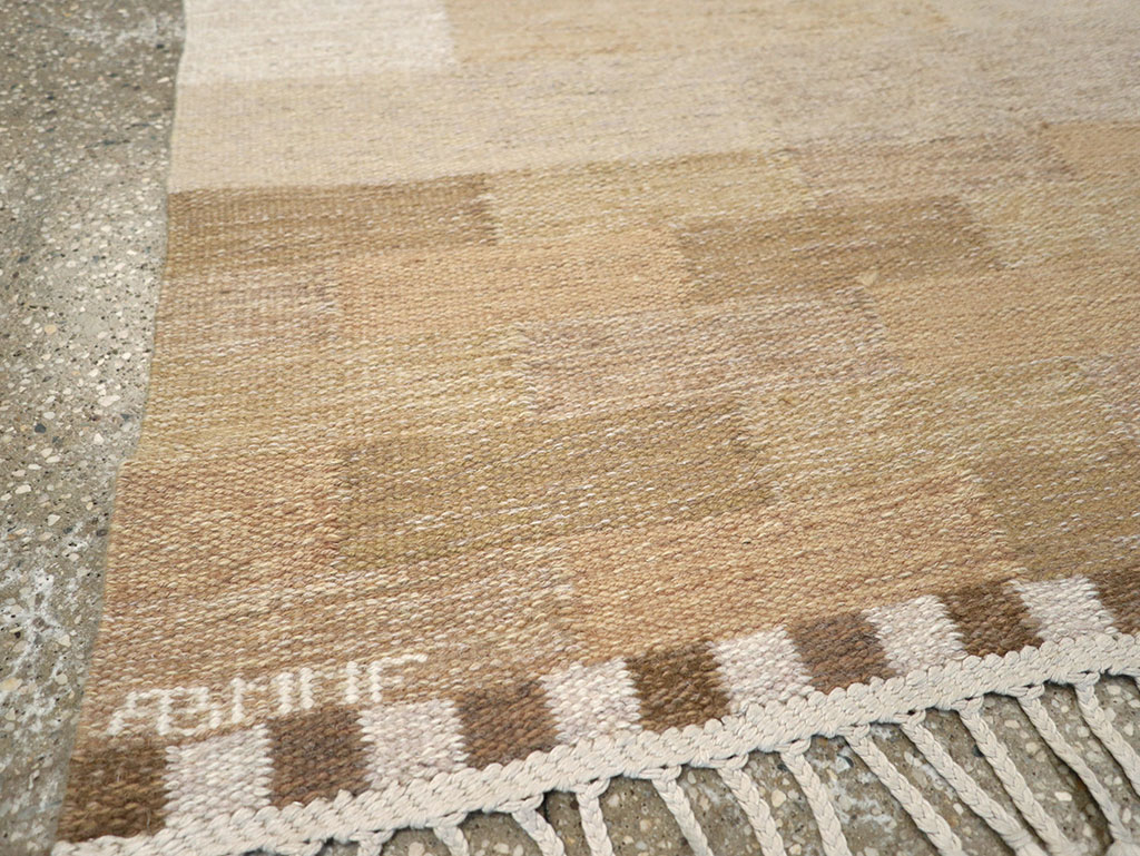 Vintage Swedish Flatweave Kilim Rug, No.33209 - Galerie Shabab