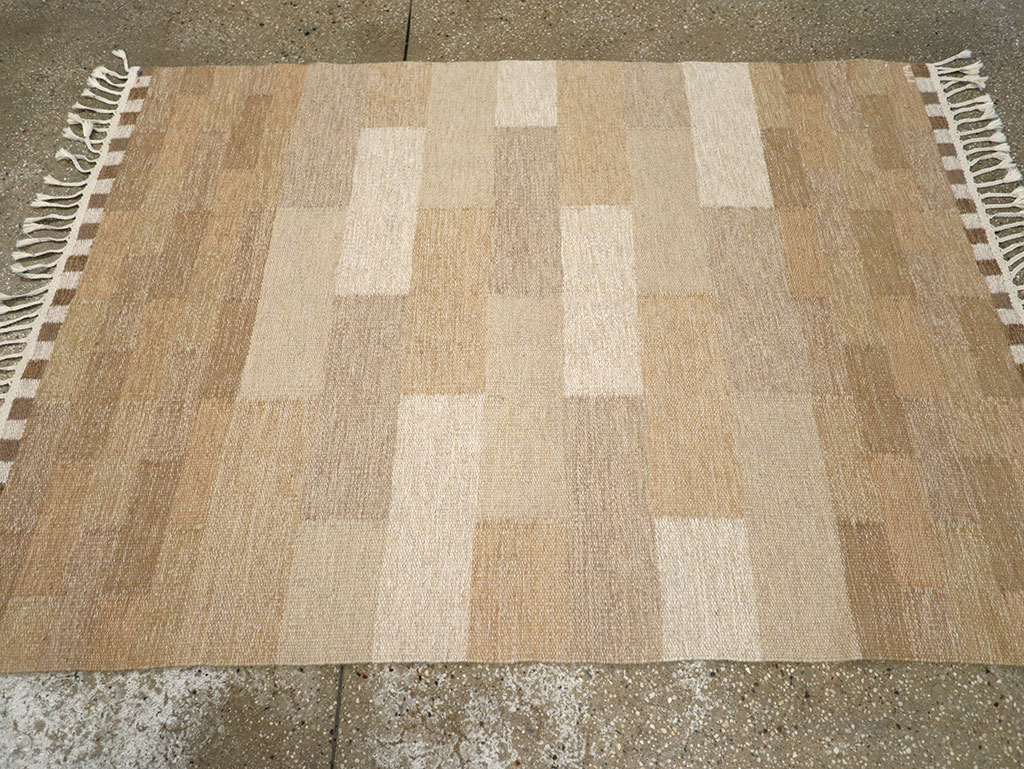 Vintage Swedish Flatweave Kilim Rug, No.33209 - Galerie Shabab