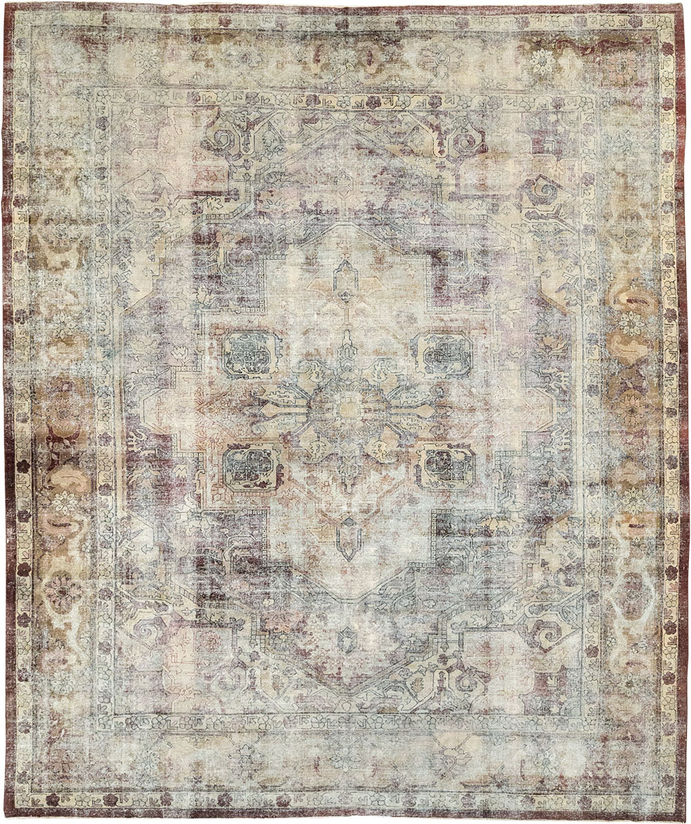 Antique Indian Agra Room Size Carpet, No.33211 - Galerie Shabab