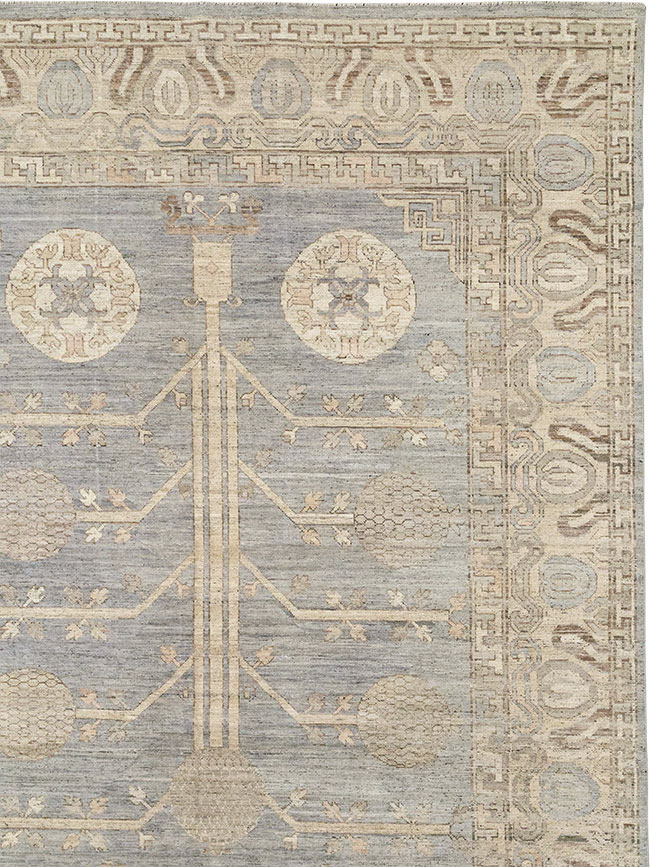 Modern East Turkestan Khotan Oversize Carpet, No.33214 - Galerie Shabab