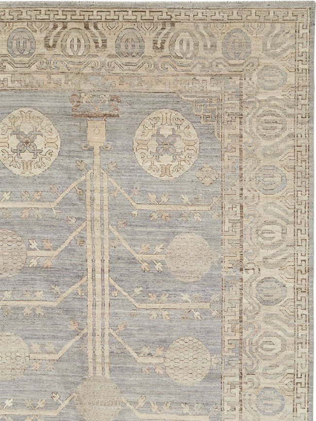 Modern East Turkestan Khotan Oversize Carpet, No.33214 - Galerie Shabab
