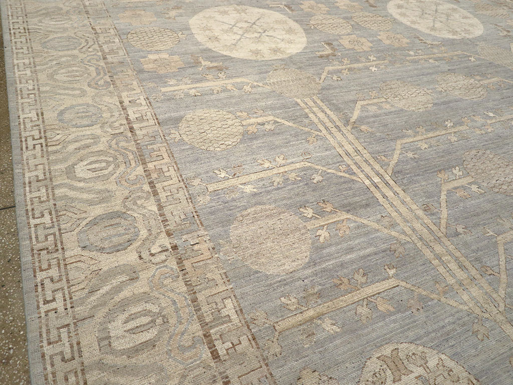 Modern East Turkestan Khotan Oversize Carpet, No.33214 - Galerie Shabab