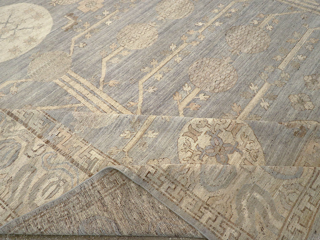Modern East Turkestan Khotan Oversize Carpet, No.33214 - Galerie Shabab