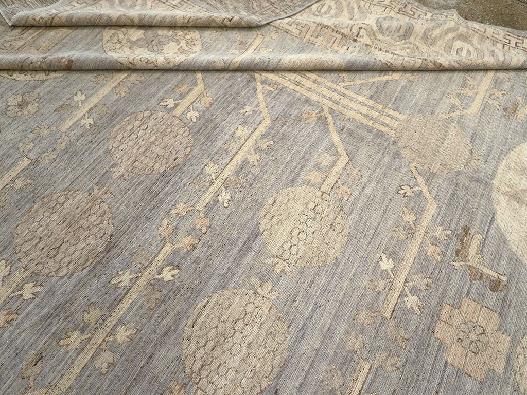 Modern East Turkestan Khotan Oversize Carpet, No.33214 - Galerie Shabab