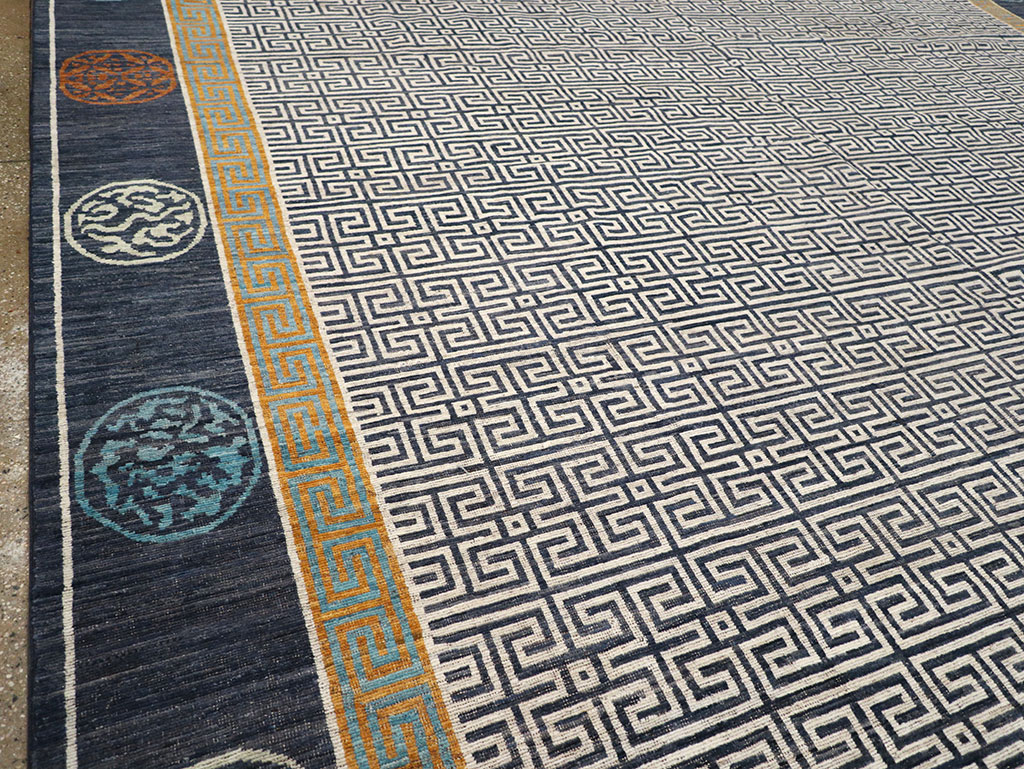 Modern East Turkestan Khotan Large Carpet, No.33223 - Galerie Shabab