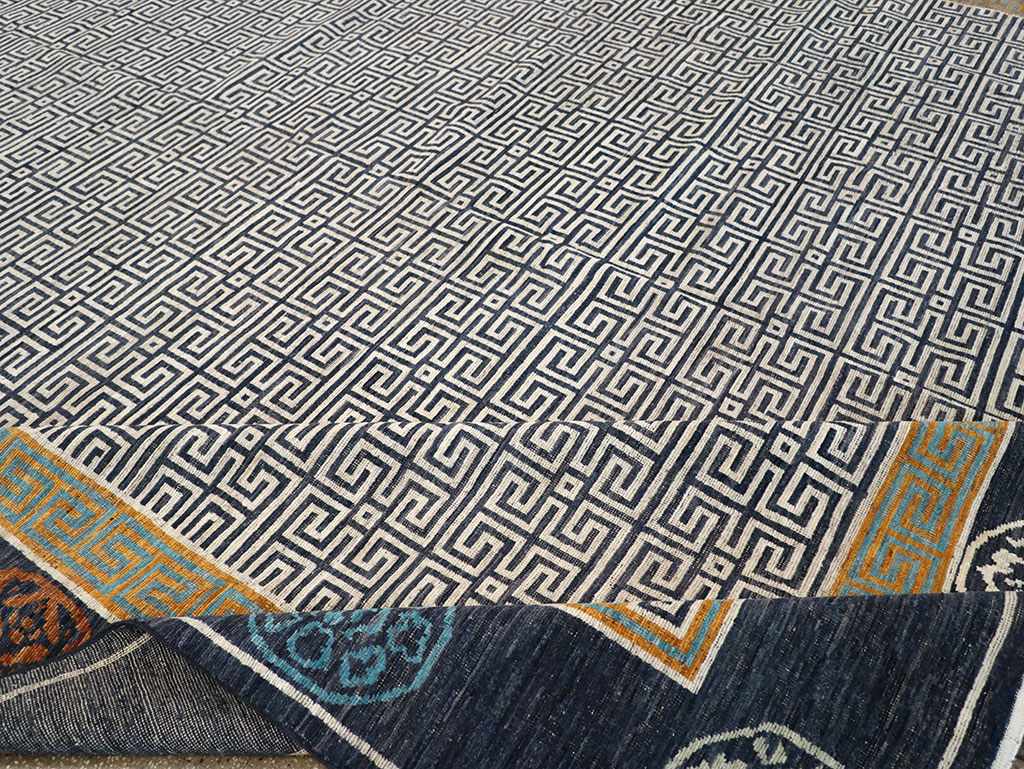 Modern East Turkestan Khotan Large Carpet, No.33223 - Galerie Shabab