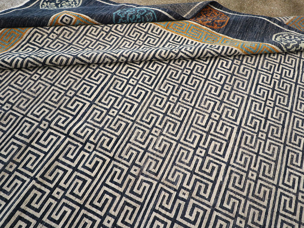 Modern East Turkestan Khotan Large Carpet, No.33223 - Galerie Shabab