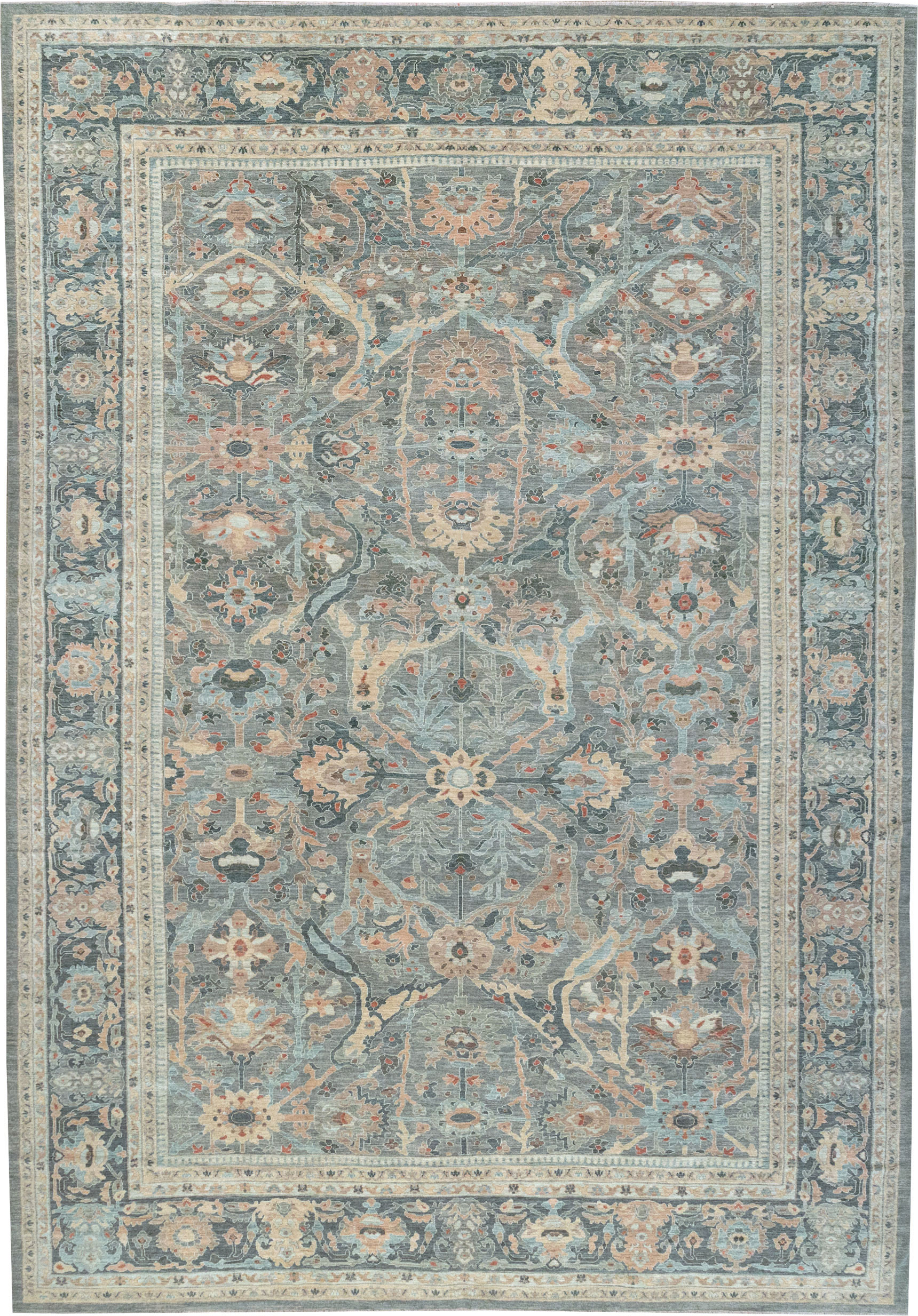 Modern Persian Sultanabad Oversize Carpet, No.33239 - Galerie Shabab