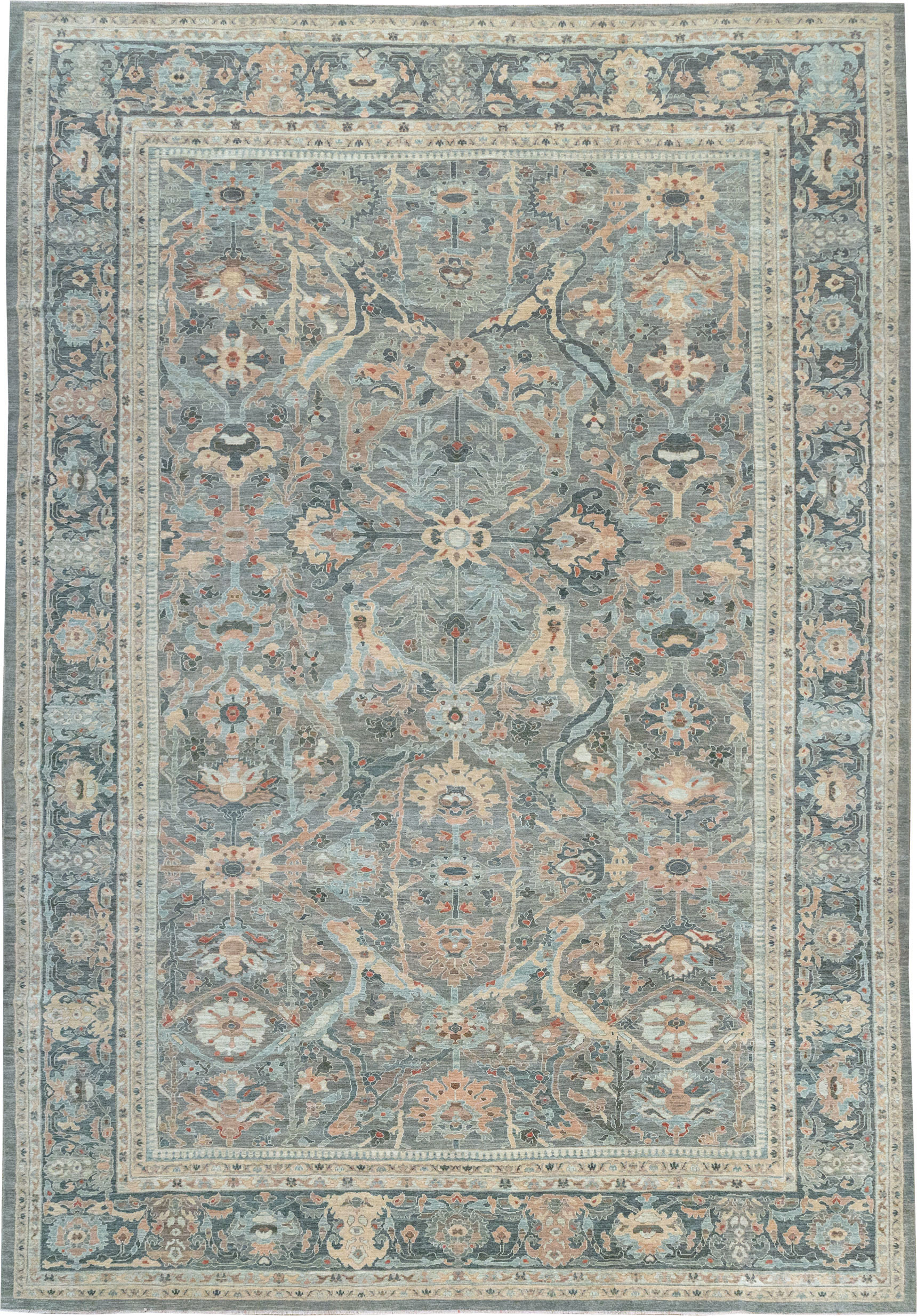 Modern Persian Sultanabad Oversize Carpet, No.33239 - Galerie Shabab