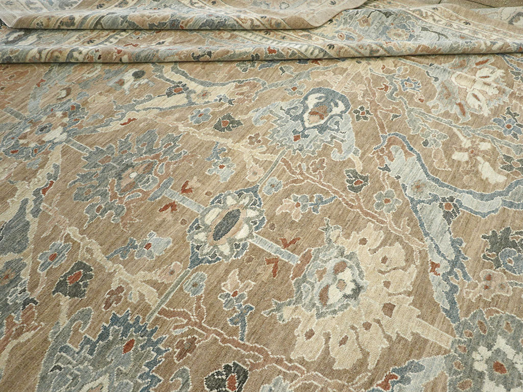 Modern Persian Sultanabad Oversize Carpet, No.33240 - Galerie Shabab