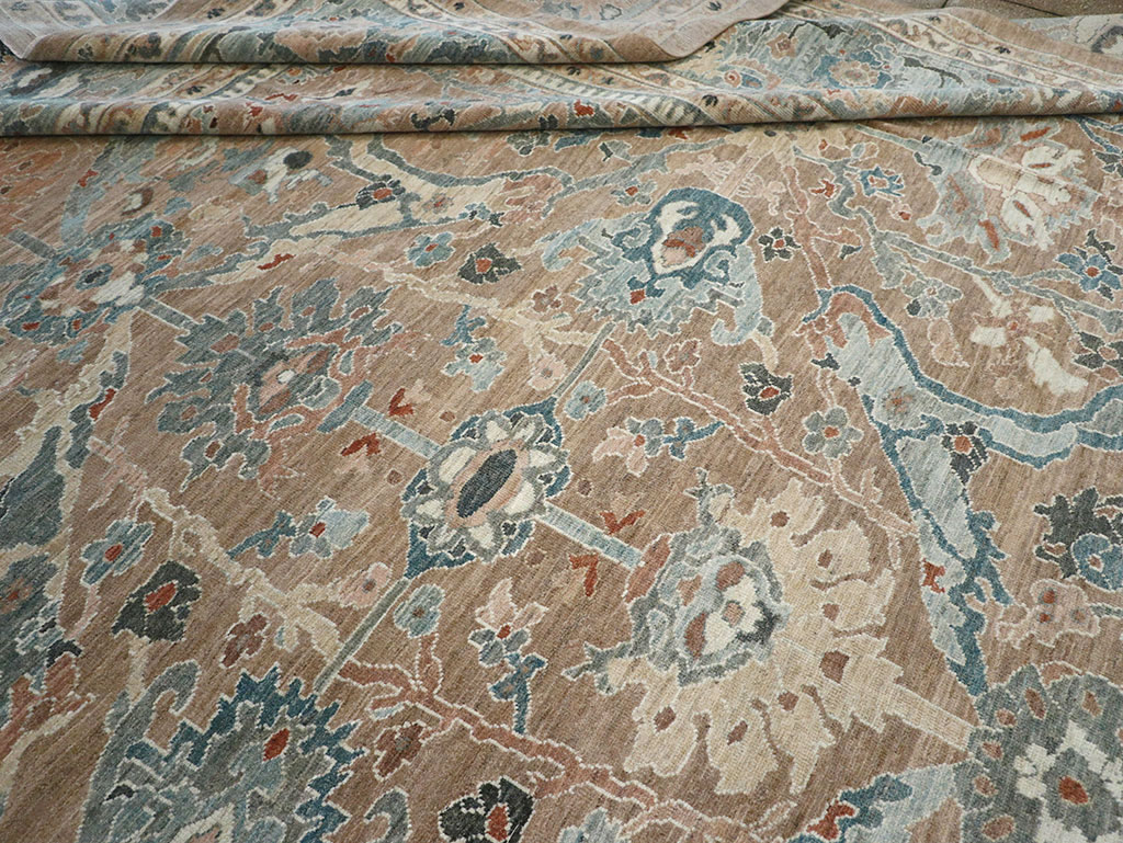 Modern Persian Sultanabad Oversize Carpet, No.33240 - Galerie Shabab