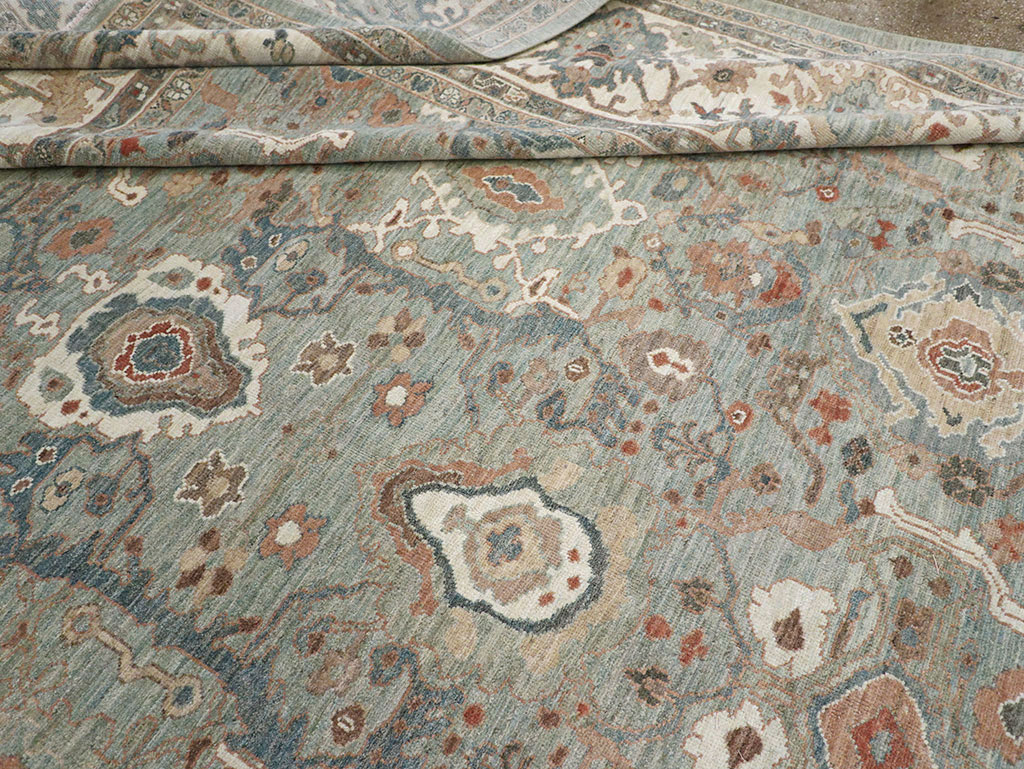 Modern Persian Sultanabad Large Carpet, No.33242 - Galerie Shabab