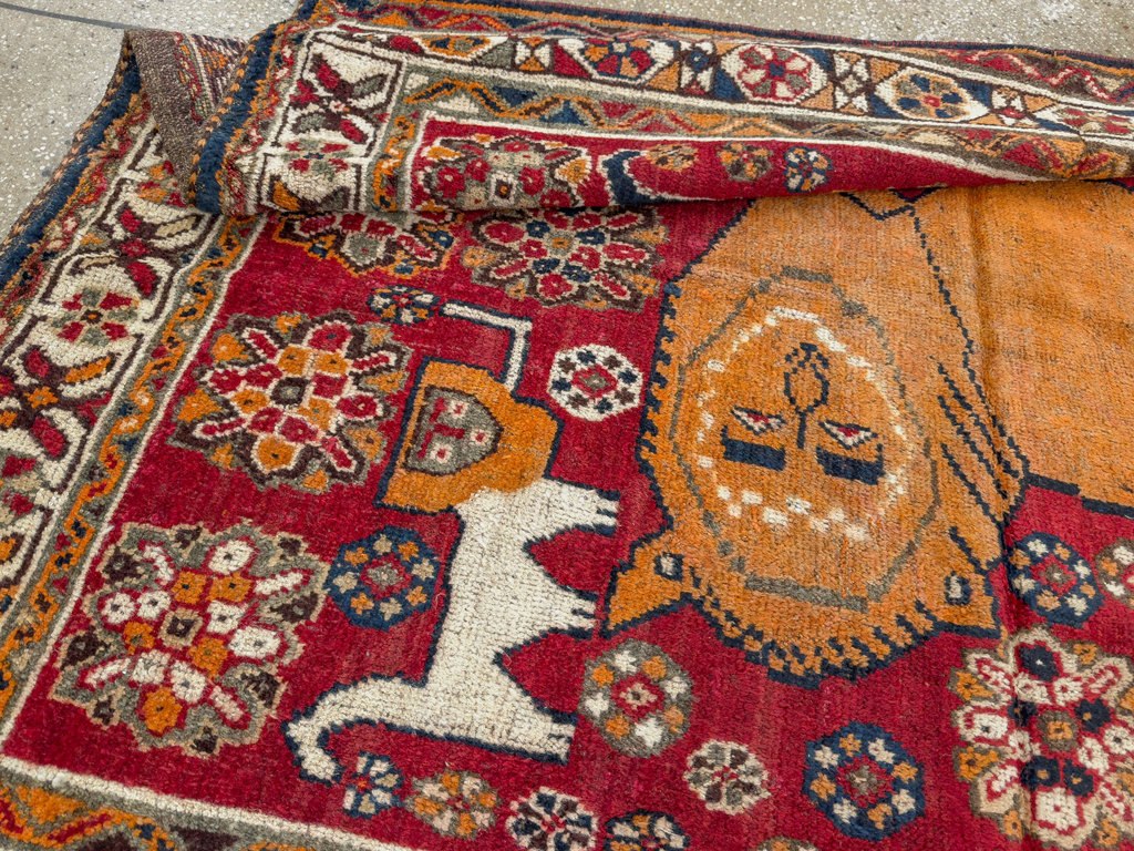 Antique Persian Pictorial Gabbeh Rug, No.33247 - Galerie Shabab
