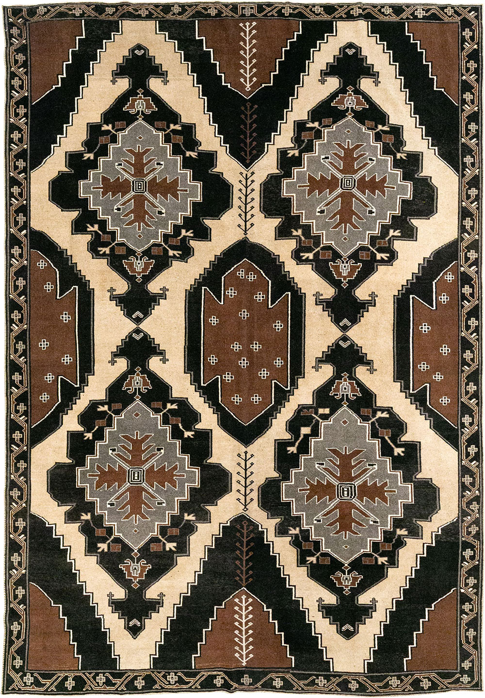 Vintage Turkish Anatolian Large Room Size Carpet, No.33255 - Galerie Shabab