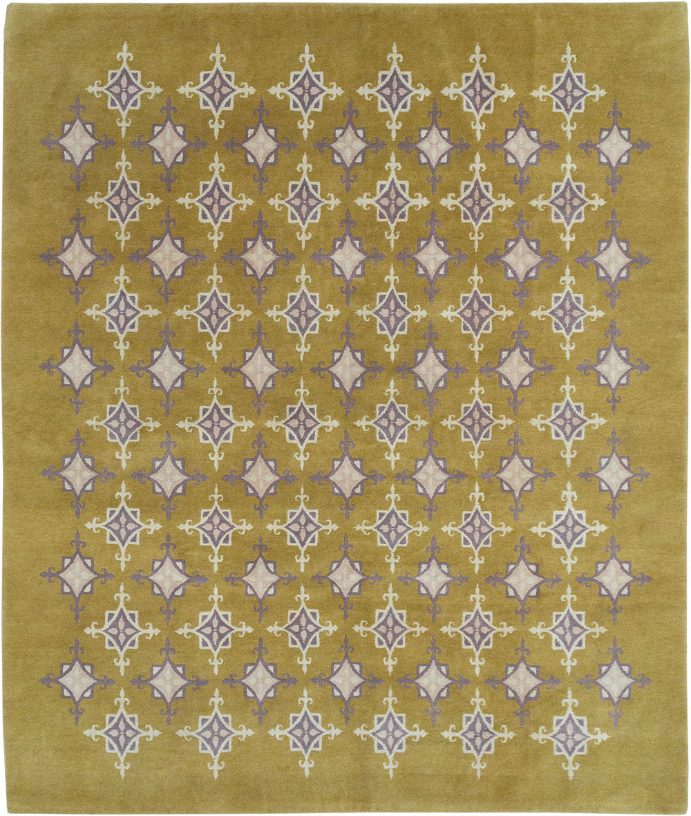 Modern Tibetan Contemporary Room Size Carpet, No.33261 - Galerie Shabab