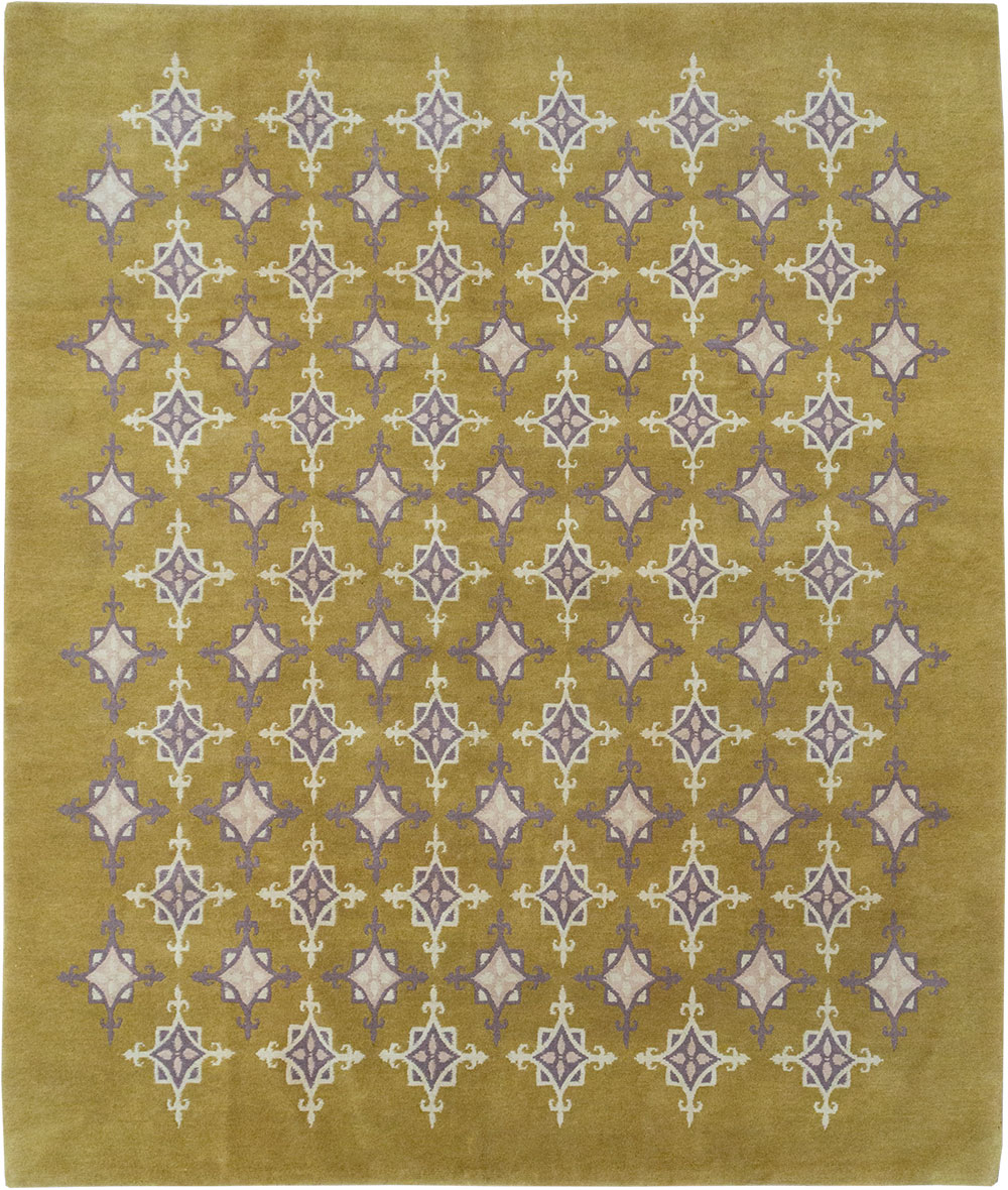 Modern Tibetan Contemporary Room Size Carpet, No.33261 - Galerie Shabab