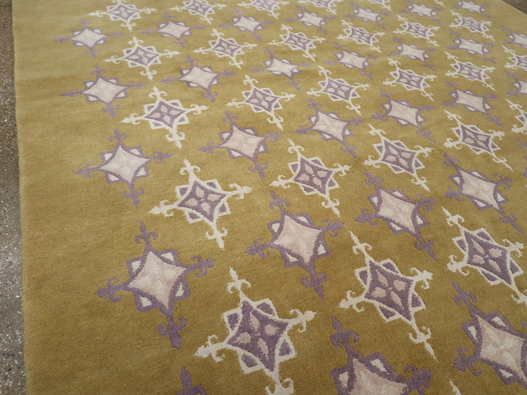 Modern Tibetan Contemporary Room Size Carpet, No.33261 - Galerie Shabab