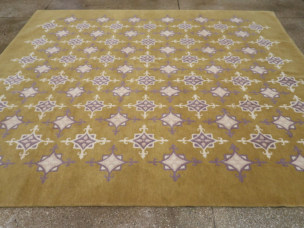 Modern Tibetan Contemporary Room Size Carpet, No.33261 - Galerie Shabab
