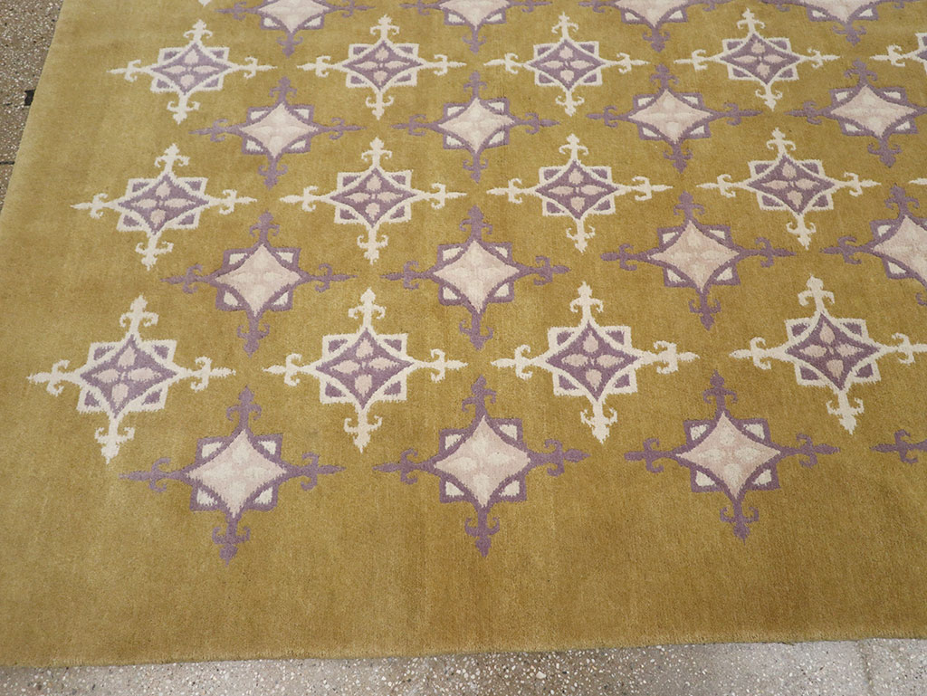 Modern Tibetan Contemporary Room Size Carpet, No.33261 - Galerie Shabab