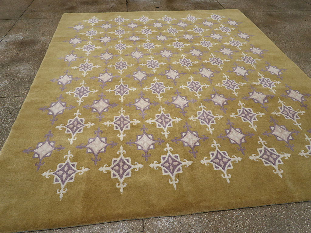 Modern Tibetan Contemporary Room Size Carpet, No.33261 - Galerie Shabab