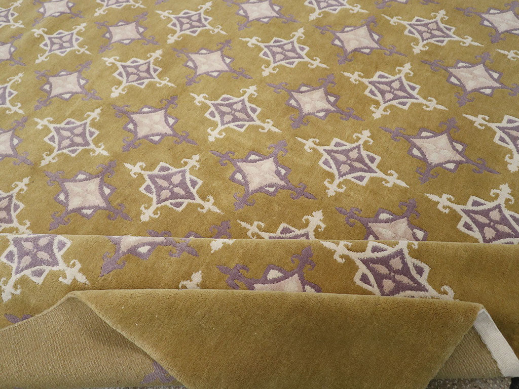 Modern Tibetan Contemporary Room Size Carpet, No.33261 - Galerie Shabab