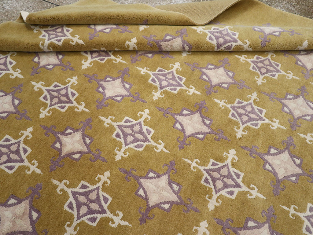 Modern Tibetan Contemporary Room Size Carpet, No.33261 - Galerie Shabab