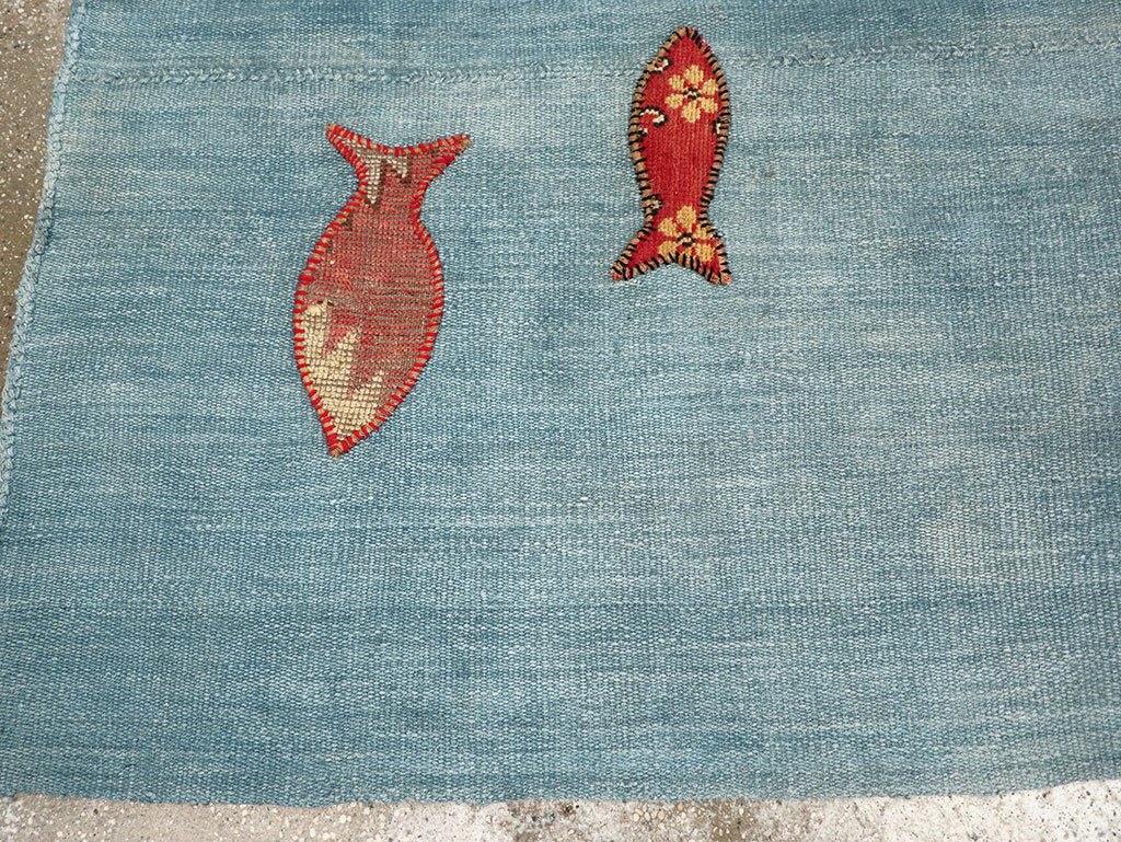Contemporary Turkish Kilim Accent Rug, No.33272 - Galerie Shabab