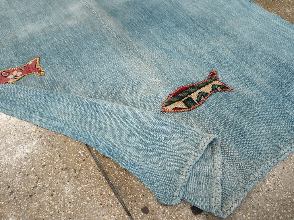 Contemporary Turkish Kilim Accent Rug, No.33272 - Galerie Shabab