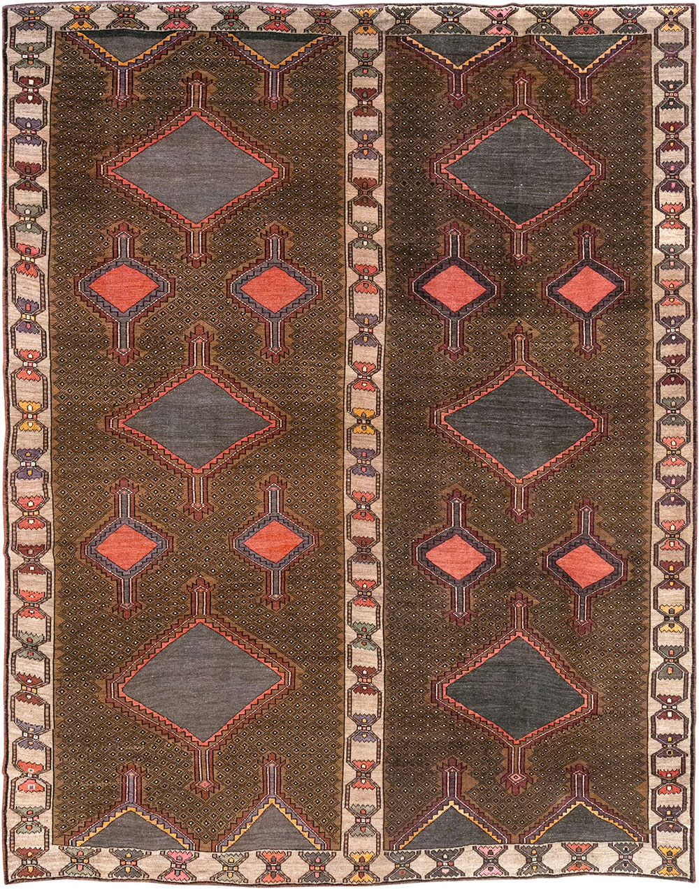 Vintage Turkish Anatolian Room Size Carpet, No.33276 - Galerie Shabab
