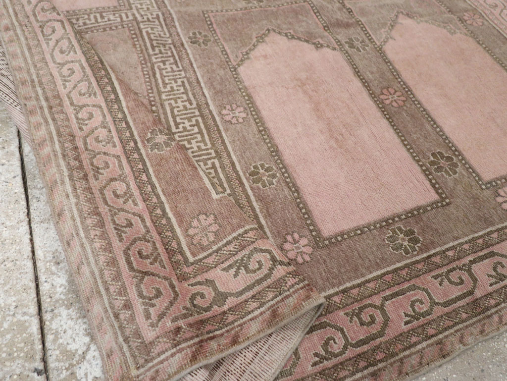 Vintage East Turkestan Khotan Square Accent Carpet, No.33284 - Galerie Shabab