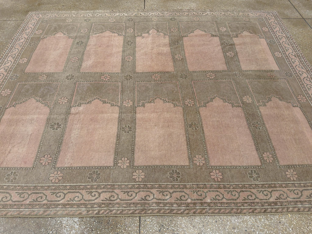 Vintage East Turkestan Khotan Accent Carpet, No.33285 - Galerie Shabab