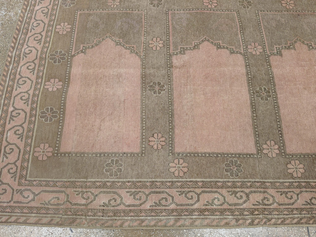 Vintage East Turkestan Khotan Accent Carpet, No.33285 - Galerie Shabab