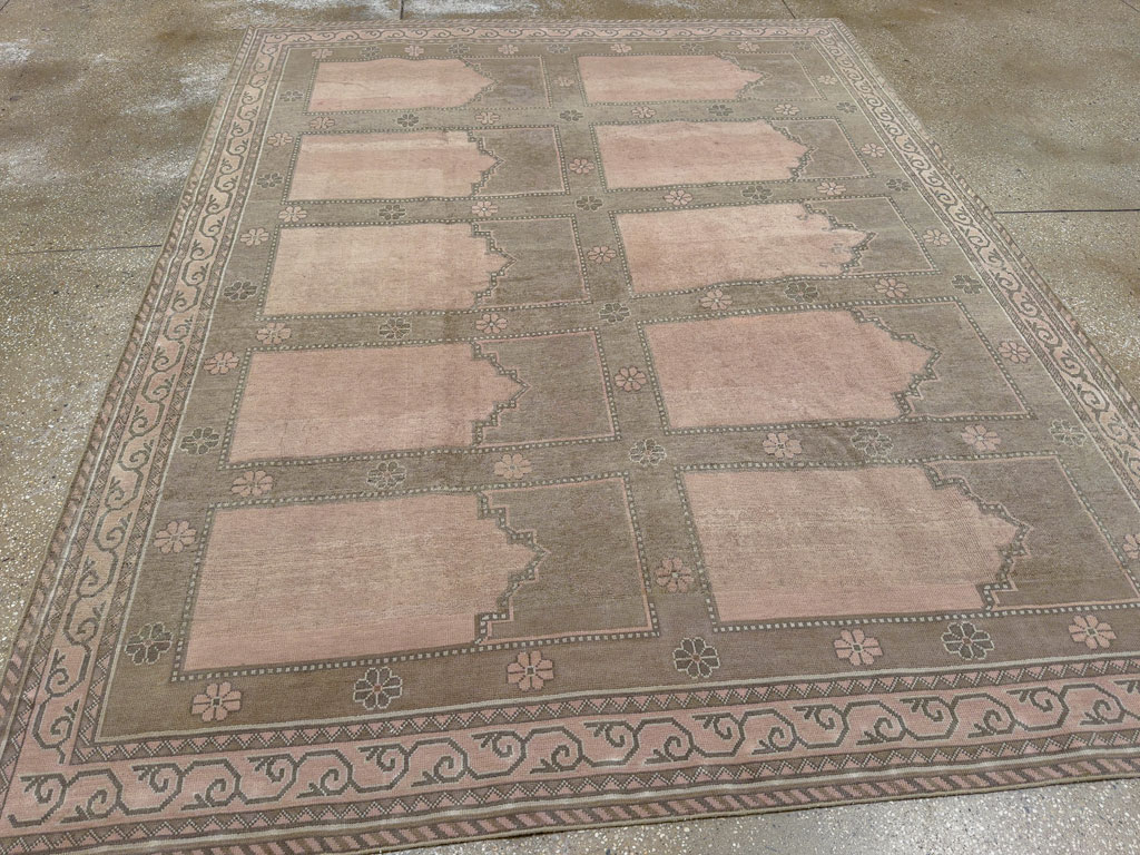 Vintage East Turkestan Khotan Accent Carpet, No.33285 - Galerie Shabab