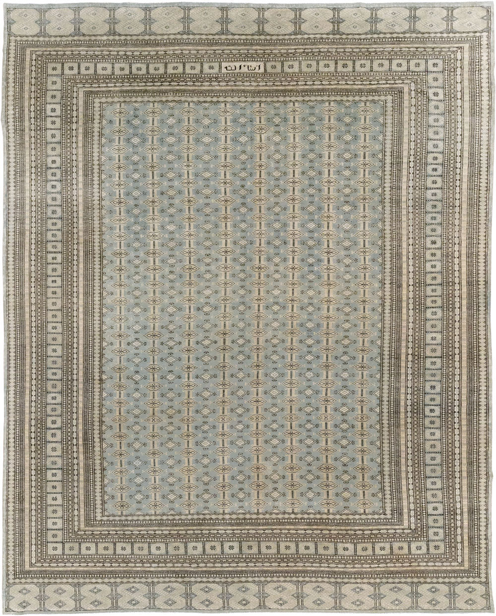 Vintage Central Asian Bokhara Room Size Carpet, No.33287 - Galerie Shabab