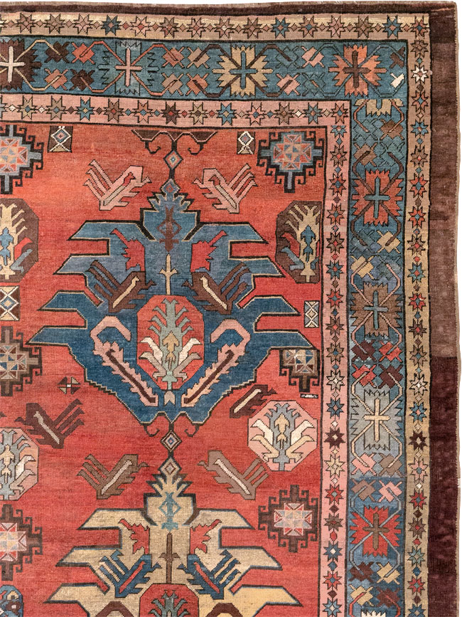 Antique Persian Bakshaish Room Size Carpet, No.33301 - Galerie Shabab