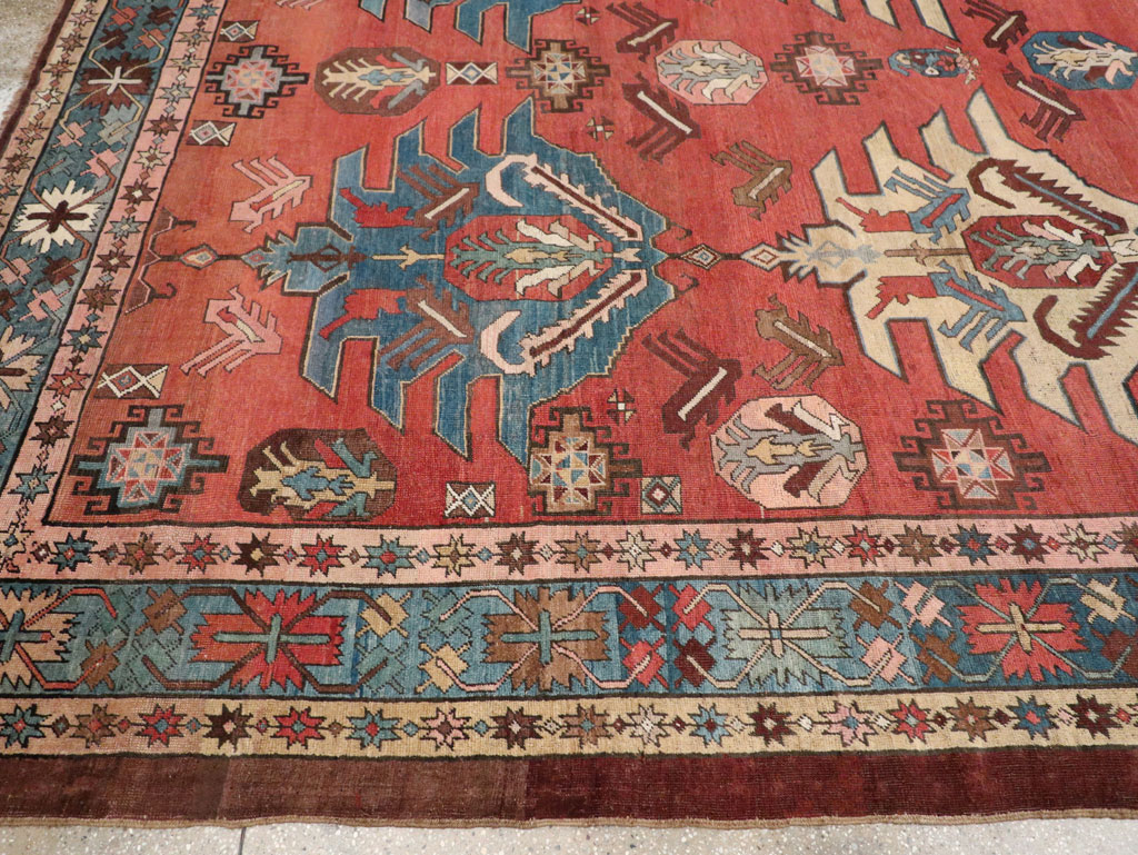 Antique Persian Bakshaish Room Size Carpet, No.33301 - Galerie Shabab