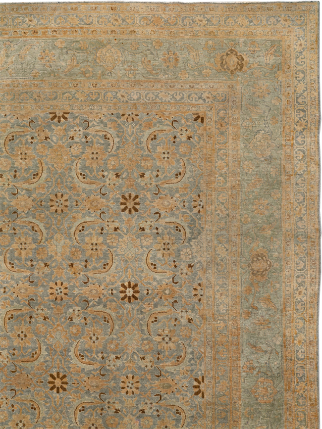 Antique Persian Tabriz Room Size Carpet, No.33312 - Galerie Shabab
