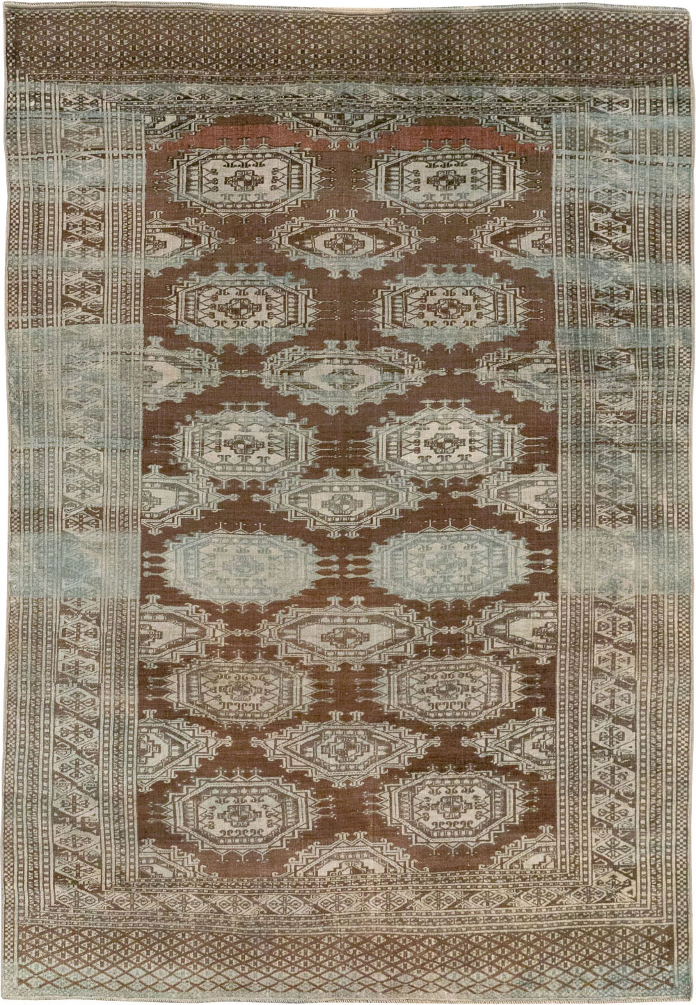 Vintage Central Asia Turkoman Accent Rug, No.33314 - Galerie Shabab